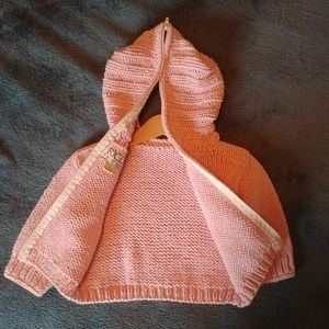 Sweater Weather! Unique back-zip baby hoodie